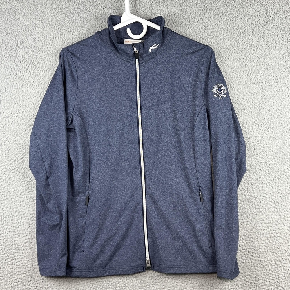 KJUS Mathilda Jacket Womens 40 Blue Full‎ Zip Stretch UPF 50+ Golf Performance